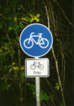 Für Radfahrer freie Radwege