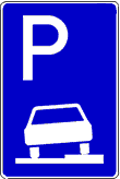 Zeichen 315 (Parken auf Gehwegen)